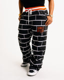 Black Brick Track Pants