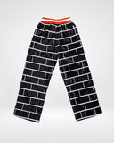 Black Brick Track Pants