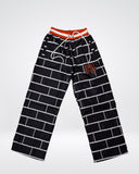 Black Brick Track Pants